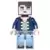 Minecraft Skin 8 - Pixelated, Dark Blue Jacket and Bright Light Blue and Sand Blue Legs