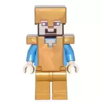 Steve - Pearl Gold Helmet, Armor and Legs