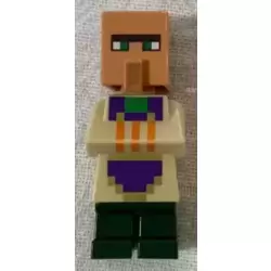 Villager (Blacksmith) - Tan Top with Purple Apron