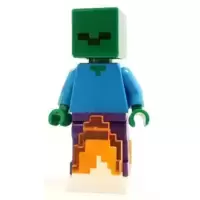Zombie with Fire Base, Minecraft