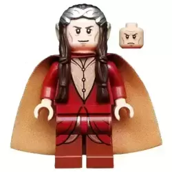 Elrond, Silver Crown, Dark Red Clothing