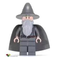 Gandalf the Grey - Wizard / Witch Hat, Short Cheek Lines