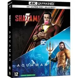 Aquaman + Shazam [4K Ultra HD + Blu-Ray]