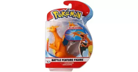 Brinquedo Boneco Charizard: Pokémon Battle Feature Figure Deluxe