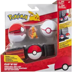 Clip'n'Go - Poké Ball Belt Set - Charmander