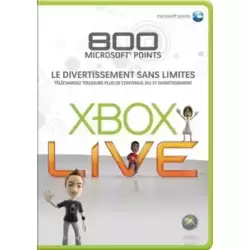 Xbox Live 800 Microsoft points