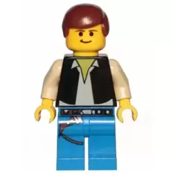 Han Solo, Blue Legs (20th Anniversary Torso)