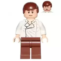 Han Solo, Reddish Brown Legs without Holster Pattern, Dual Sided Head