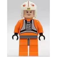 Luke Skywalker - Light Nougat, X-Wing Pilot Suit, Detailed Torso and Helmet (2010)
