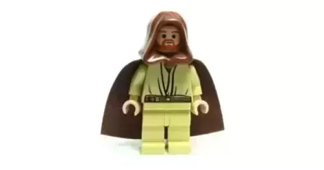 Lego Star Wars Minifigures Qui-Gon Jinn Original version 7101, 7121, 7161  sw0027