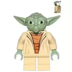 Yoda (Clone Wars, White Hair, Torso with Back Printing)
