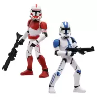 Clone Shock Trooper and Clone 501st Trooper