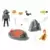 Playmobil Dino Rise - Starter Pack Agent avec Scorpion de feu