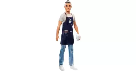 Ken Barista Barbie Careers You can be Anything action figure