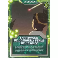 L'apparition de l'omnitrix venue de l'espace