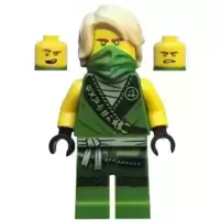 Lloyd - Legacy, Rebooted, Ninjago Logogram 'MANTER' on Torso