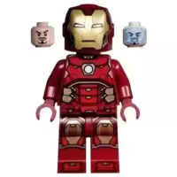Iron Man with Silver Hexagon on Chest