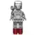 War Machine - Dark Bluish Gray and Silver Armor with Backpack