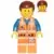 Emmet - Smile / Scared, Worn Uniform