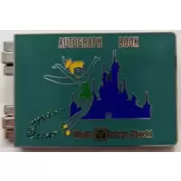 Tinker Bell Autograph Book Hinged Pin – Walt Disney World 50th Anniversary