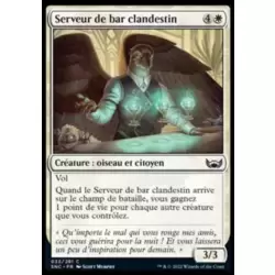 Serveur de bar clandestin