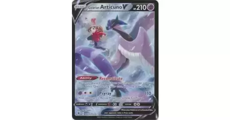 Articuno de Galar-V / Galarian Articuno-V (169/198)