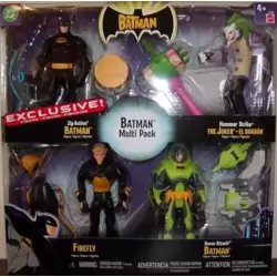 Zip Action Batman, Hammer Strike The Joker, Firefly & Hover Attack Batman
