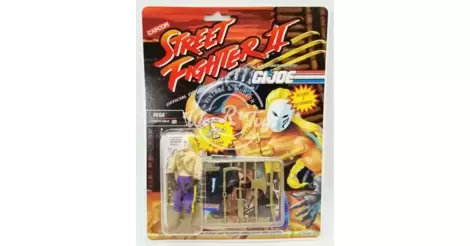 1993 GI Joe Street Fighter II Vega by Capcom sealed and carded