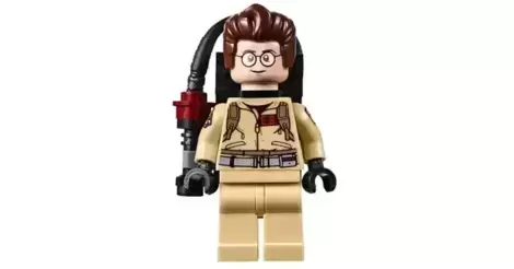 Dr. Egon Spengler, Printed - Proton Pack - Lego Ghostbusters Minifigures