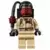 Lego Ghostbusters Minifigures - Dr. Winston Zeddemore, Printed Arms - with Proton Pack