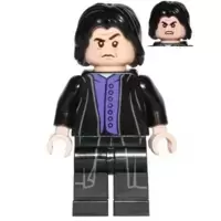 Professor Severus Snape, Dark Purple Shirt, Black Robes, Printed Legs