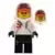 Jack Davids - White Hoodie with Cap and Hood (Large Smile / Grumpy)