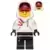 Jack Davids - White Hoodie with Cap and Hood (Lopsided Smile / Scared)