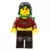 Xtreme Stunts Sky Lane, Black Female Hair, Green Backpack with Sleeping Bag