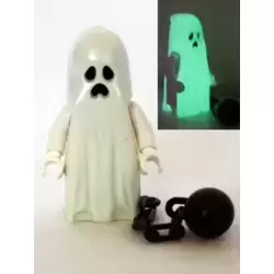 Ghost with Pointed Top Shroud and Ball and Chain