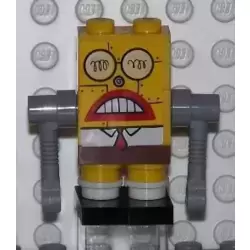 Robot SpongeBob with Sticker