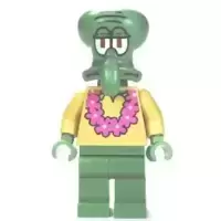 Squidward - Pink Lei