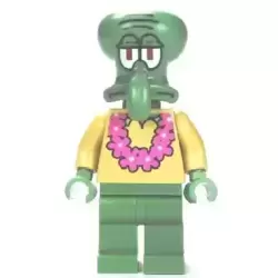Squidward - Pink Lei