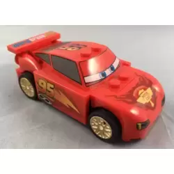 Lightning McQueen - Piston Cup Hood, White and Gold Wheels
