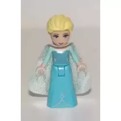 Elsa - Sparkly Light Aqua Cape