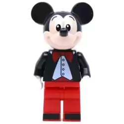 Mickey Mouse, Tuxedo Jacket, Red Bow Tie