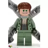 Dr. Octopus (Otto Octavius) / Doc Ock, Sand Green Jacket, Sand Green Legs, Clenched Teeth Smile - With Arms