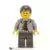 LEGO Super Heroes Minifigures - Scientist With Open Jacket, Black and Brown Stripe Tie and Plaid Shirt
