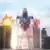 Super7 - Super Cyborgs - Power Rangers -  Dragonzord (Clear)