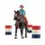 Cowgirl et Tonneaux de Racing