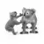 Wild Life - Maman et Bébé Koala