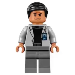 Dr. Wu - Light Bluish Gray Jacket, Smile / Suspicious Frown