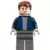Lego Jurassic World Minifigures - Guard - Dark Blue Open Jacket, Dark Bluish Gray Legs
