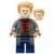 Lego Jurassic World Minifigures - Owen Grady - Dark Bluish Gray Jacket over Flannel Shirt