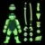 Super7 - ULTIMATES! - TMNT - Leonardo Mutagen Ooze Glow